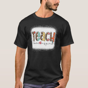 Camiseta Professora Leopardo Sangrenta Inspira No Último Di