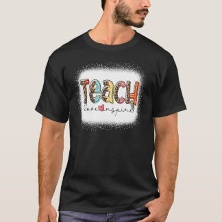 Camiseta Professora Leopardo Sangrenta Inspira No Último Di