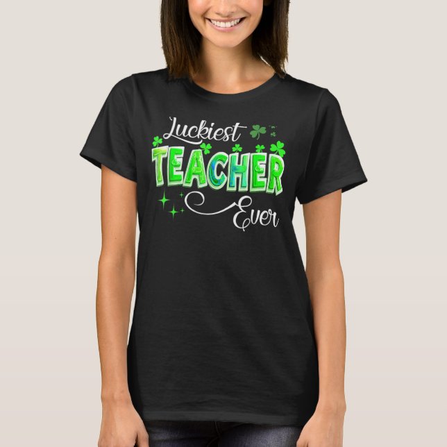 Camiseta Professora Mais Feliz De Rua De Professora De Sham (Frente)