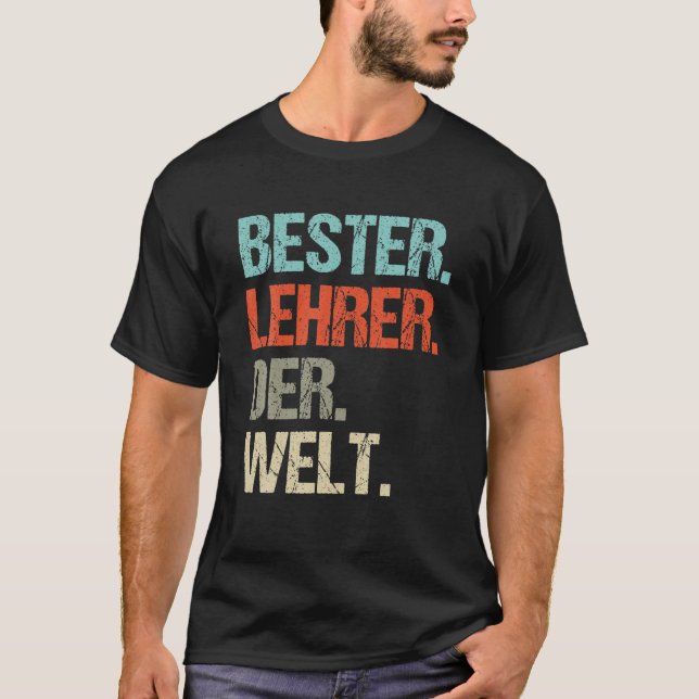 Camiseta Professora masculina Dotada de Melhor Professora A (Frente)