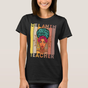 Camiseta Professora Melanin Black Professores Rainha Art Dr