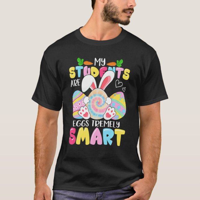 Camiseta Professora Meus Estudantes São Ovos Muito Intelige (Frente)