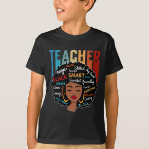 Camiseta Professora Negra História Negra Mágica Mês Depois