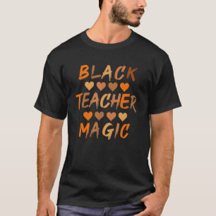 Camiseta Professora Negra Magia História Negra Africana-Ame