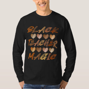 Camiseta Professora Negra Magic Melanin Cora História Negra