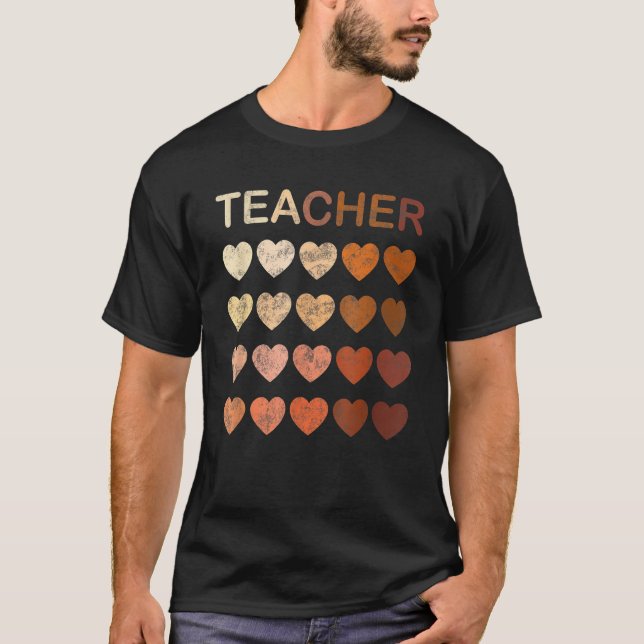 Camiseta Professora Negra Magic Melanin Cora História Negra (Frente)