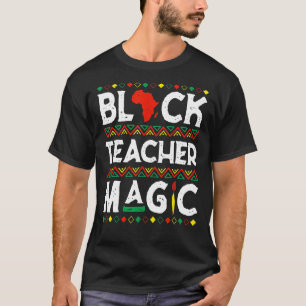 Camiseta Professora Negra Magic Melanin Pride Negra Históri