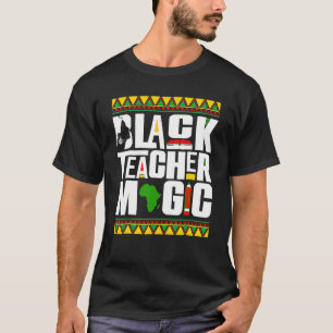 Camiseta Professora Negra Magic Melanin Professora História