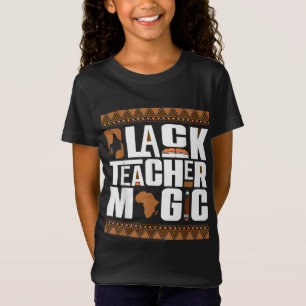 Camiseta Professora Negra Magic Melanin Professora História