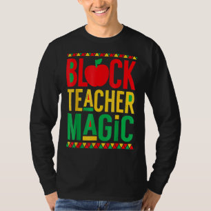 Camiseta Professora Negra Magic Men Mulheres História Negra