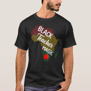 Camiseta Professora Negra Mulher Mágica Melanina Orgulho Ne