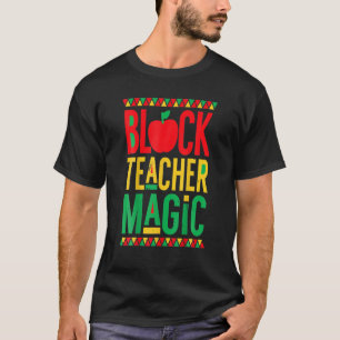 Camiseta Professora Negra Professora Magia História Negra