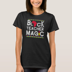 Camiseta Professora Negra Professora Magia História Negra M