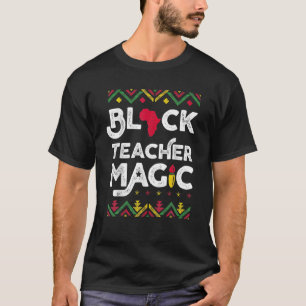 Camiseta Professora Negra Professora Magia História Negra M