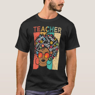 Camiseta Professora Negra Tem Histo Negra Afro