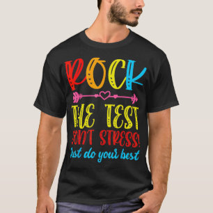 Camiseta Professora No Dia Do Teste Agita Professora Do Est