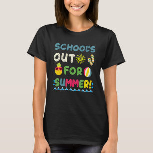 Camiseta Professora no final do ano está fora no verão no ú