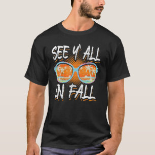 Camiseta Professora No Final Do Ano Ver Vocês No outono