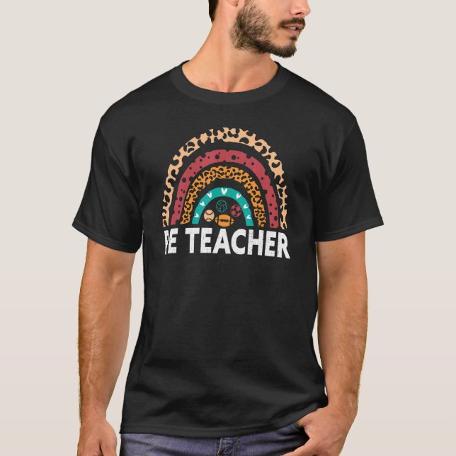 Camiseta Professora Pe de Educação Física Professora Leopar (Frente)