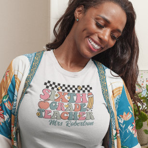 Camiseta Professora Personalizada do Grau 6