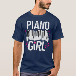 Camiseta Professora Pianista de Música Pianista em Pista