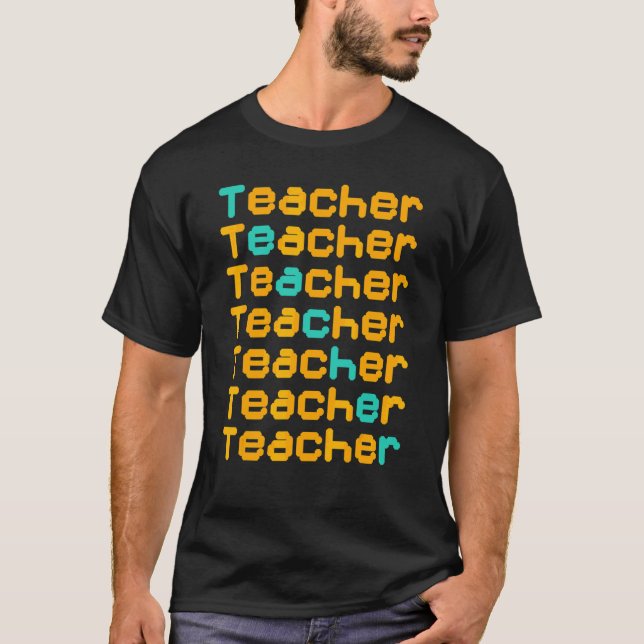 Camiseta Professora Pixel Mulheres Ensinam Amor Inspira Ens (Frente)