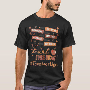 Camiseta Professora Podemos Ser Diferente Da História Negra