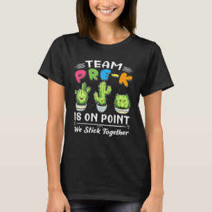 Camiseta Professora Pré-Escolas do Team Pre K Estudante De
