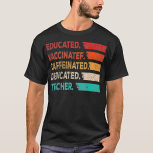 Camiseta Professora Presente Educada, Dedagem Cafeinada Vac