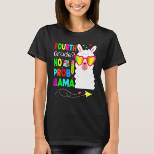 Camiseta Professora Prob Llama No 4º Grau Volta Ao