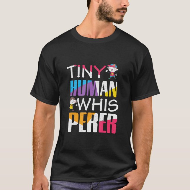 Camiseta Professora Provedora de Creche Murmuradora de Huma (Frente)