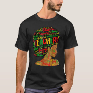 Camiseta Professora Rainha da História Negra Melanina Afro