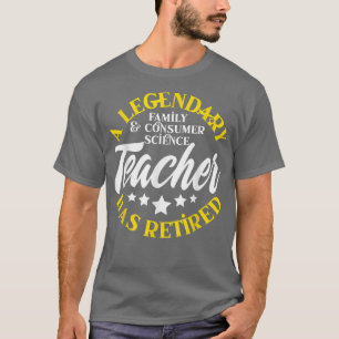Camiseta Professora Retirem em Ciências Familiares e de Con