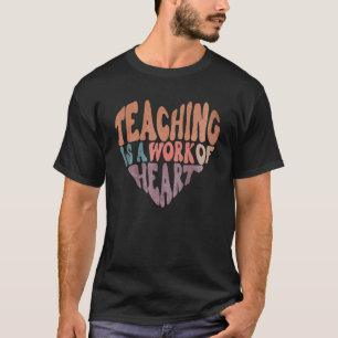 Camiseta Professora Retro Ensino É Uma Obra De Professor De