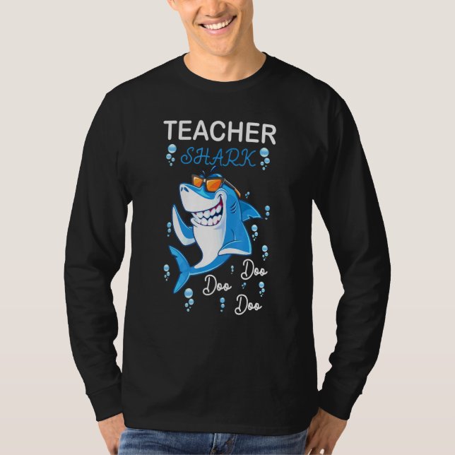 Camiseta Professora Shark Doo Faça Seu Trabalho (Frente)