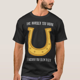 Camiseta Professora Sortuda Dia de São Patrício Trabalha Ma