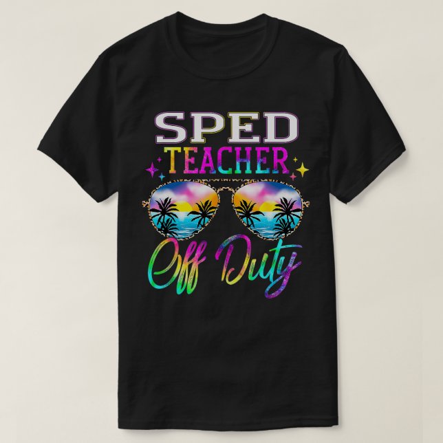 Camiseta Professora SPED em serviço no último dia do profes (Frente do Design)