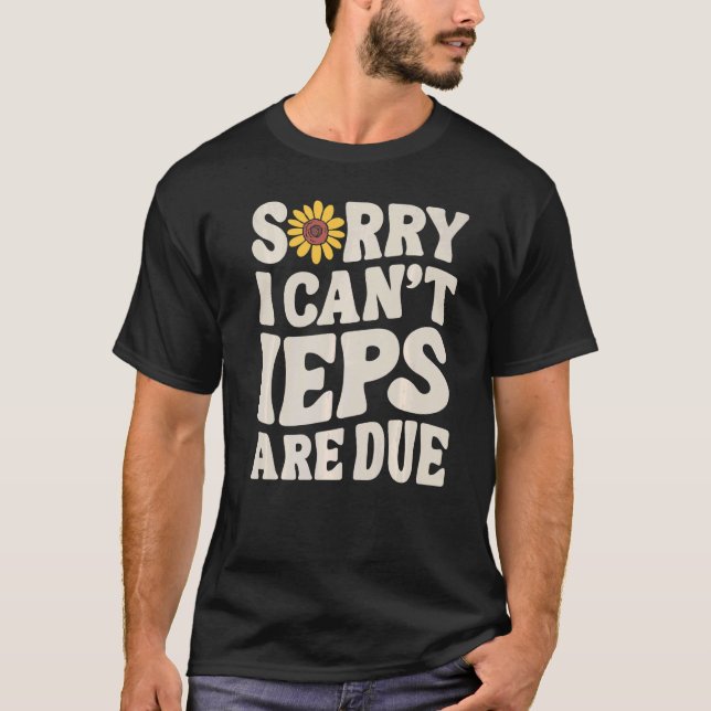 Camiseta Professora SPED IEP Desculpe por não conseguir edu (Frente)