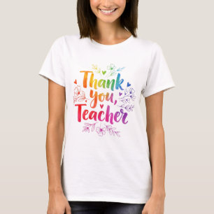 Camiseta Professora T-Shirt - Obrigado, Professor!