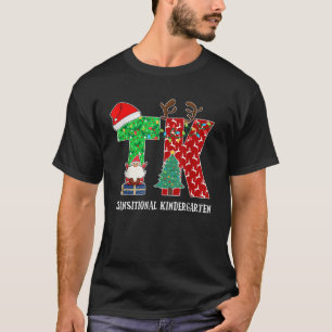 Camiseta Professora TK Natal Transitório Jardim de Infância