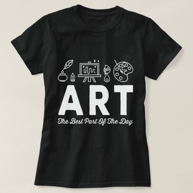 Camiseta Professora Trabalho Arte Amante Dom Pinter Designe (Frente do Design)