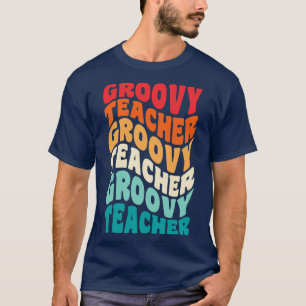 Camiseta Professora Vintage Retro 60s 70s Vibes dos anos 80