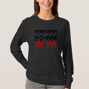Camiseta Professores 2+2 666 são Mau Roupa