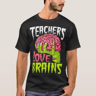 Camiseta Professores Adoram Cérebros Engraçados Professores