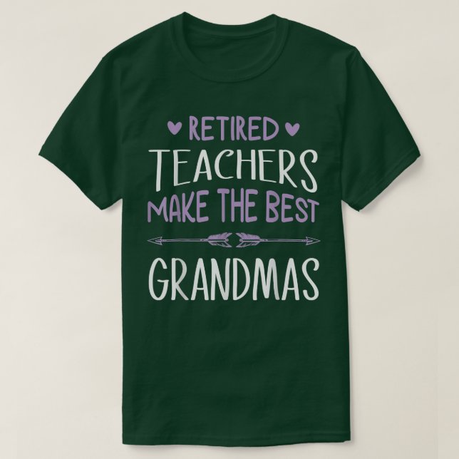 Camiseta Professores Aposentados Fazem Os Melhores Avós Fel (Frente do Design)