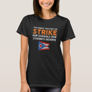 Camiseta Professores Columbus Ohio em Greve em Ohio