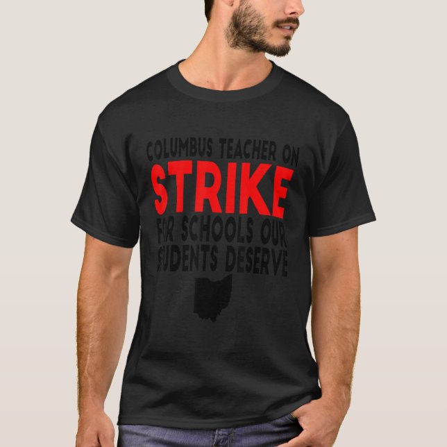 Camiseta Professores Columbus Ohio Greve de Professores OH  (Frente)