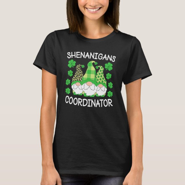 Camiseta Professores Coordenadores Shenanigans Dia de São P (Frente)