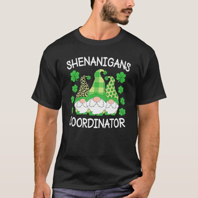 Camiseta Professores Coordenadores Shenanigans Dia de São P (Frente)