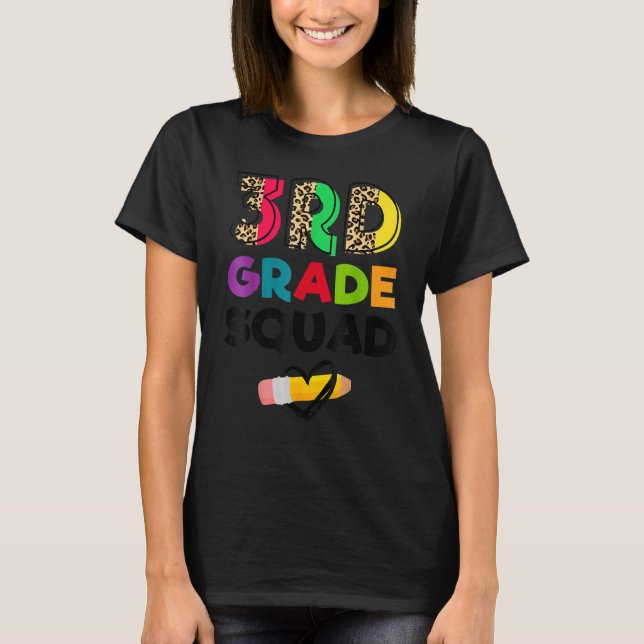 Camiseta Professores da 3ª série da Equipe Leopardo da Trop (Frente)
